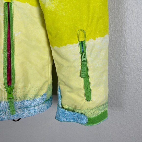 Roxy Girls Size 14 Ski Jacket With Hood Colorful Snow Coat - Picture 5 of 15